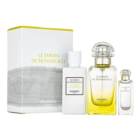 hermes le jardin de monsieur li idealo|Hermes jardin perfume set.